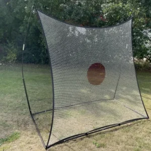 Transportabel rebounder med stor spilleflade 210 x 210 cm