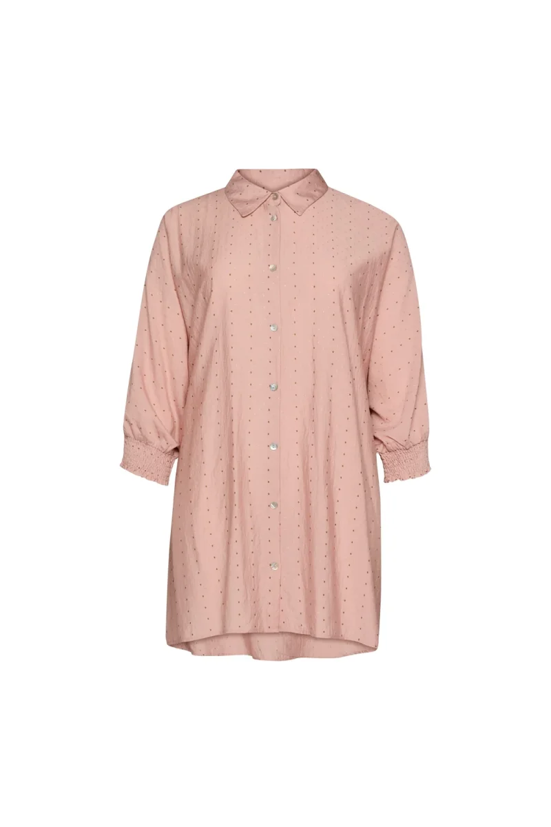 Gerda oversize skjorte fra Gozzip i smuk rosa - Billede 7